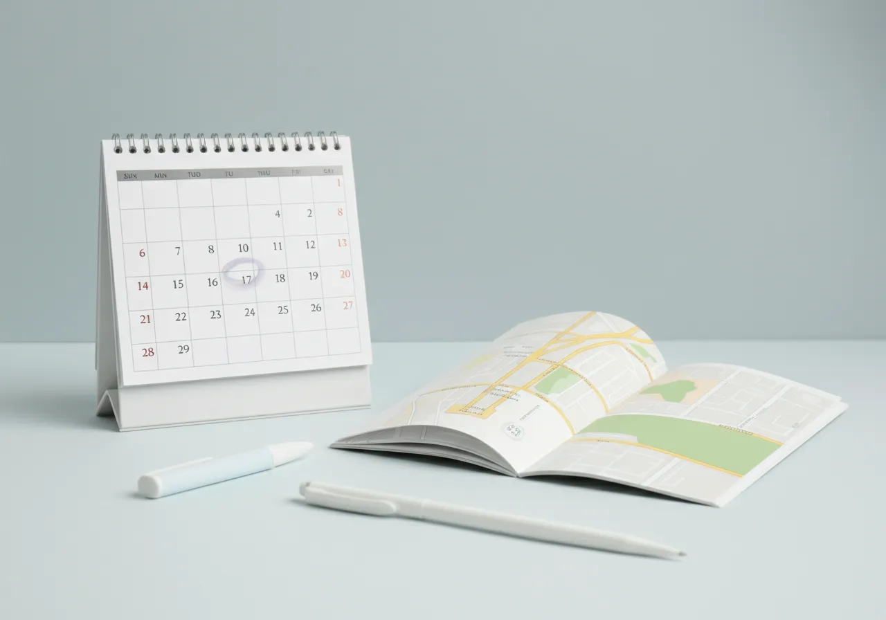 경매 장소 및 일정 확인