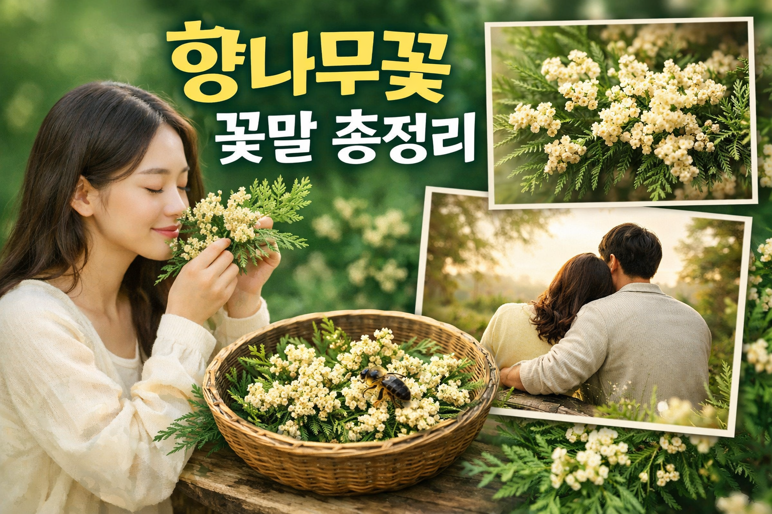 향나무꽃 꽃말
