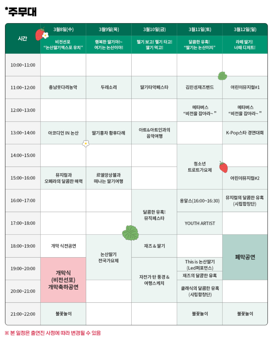 논산딸기축제