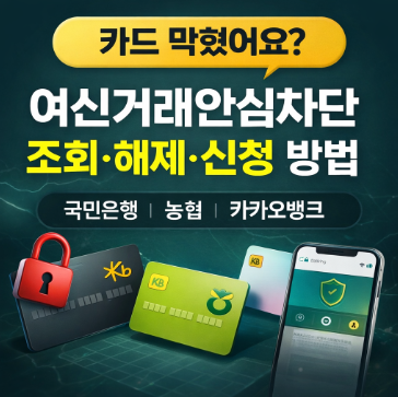 여신거래안심차단서비스