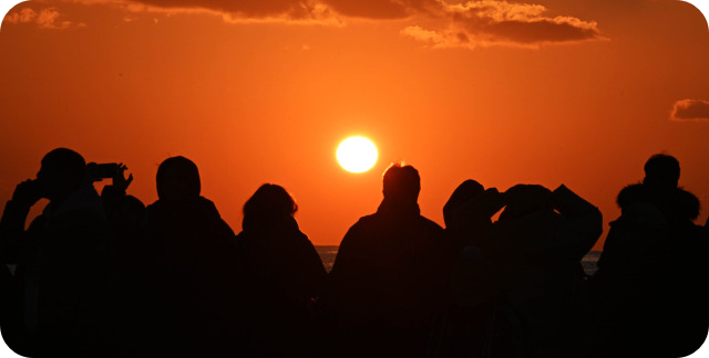 강원도 강릉 경포 해변 새해 일출 해돋이 명소/출처: 강원일보