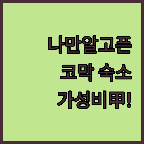 나만 알고 싶은 태국 코막의 숨겨진 ..