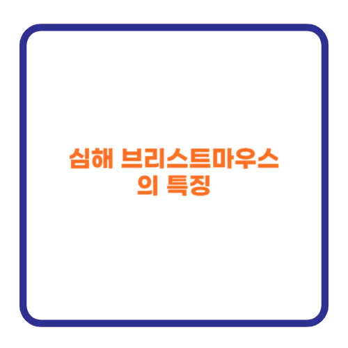 심해 브리스트마우스의 특징