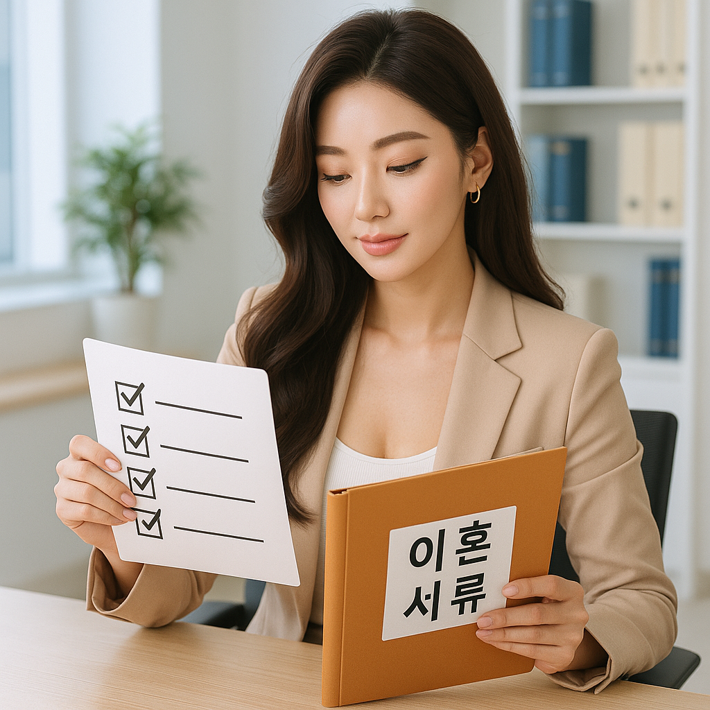 협의이혼 준비물 총정리