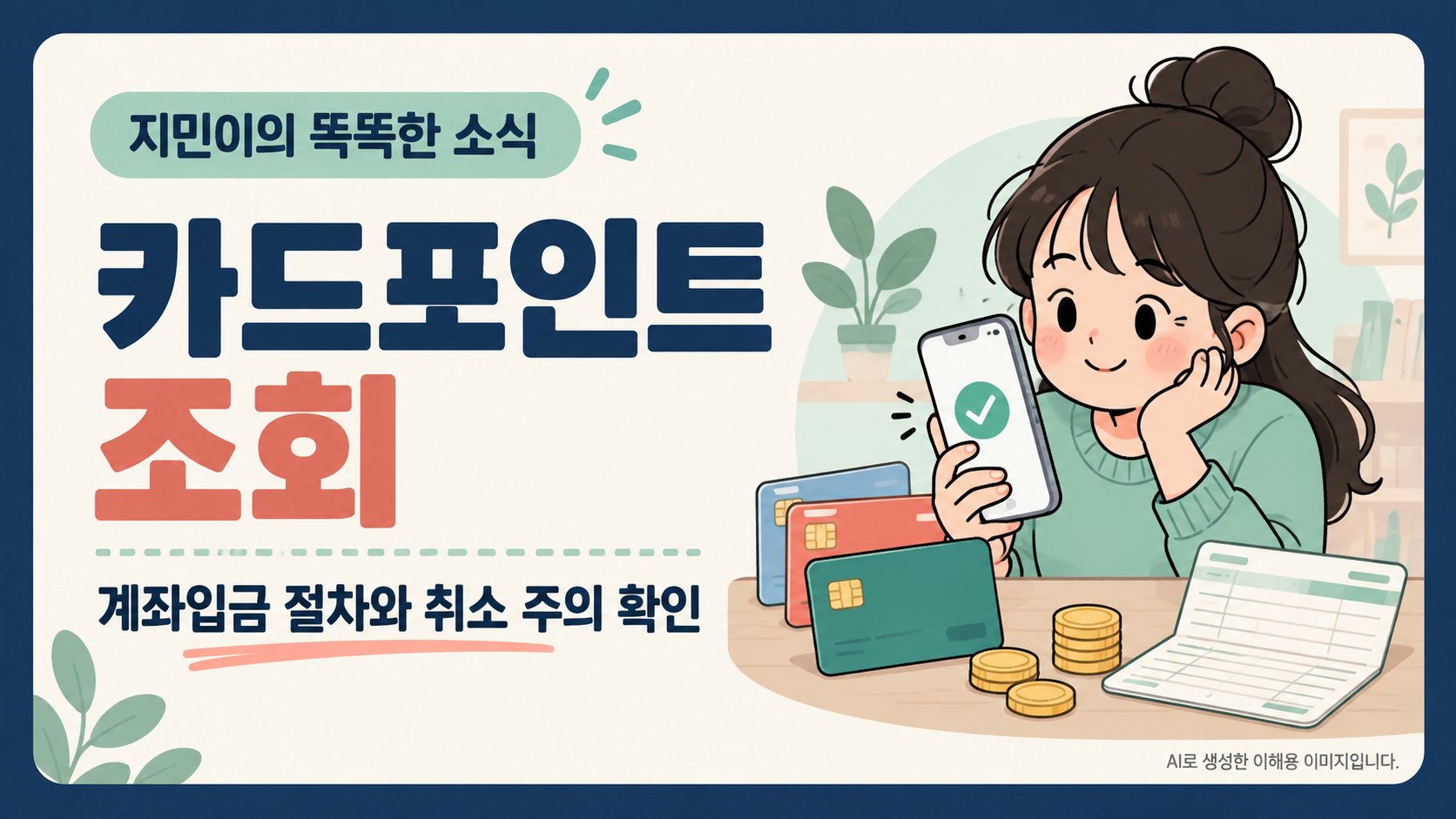 카드포인트 통합조회·현금화 방법과 계좌입금·취소 주의사항 추천 글 포스터