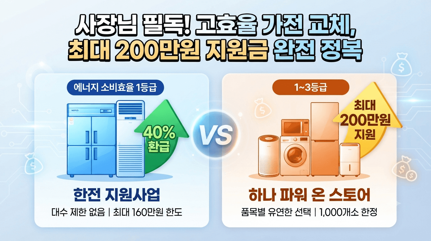 고효율기기(한전,하나금융온파워)
