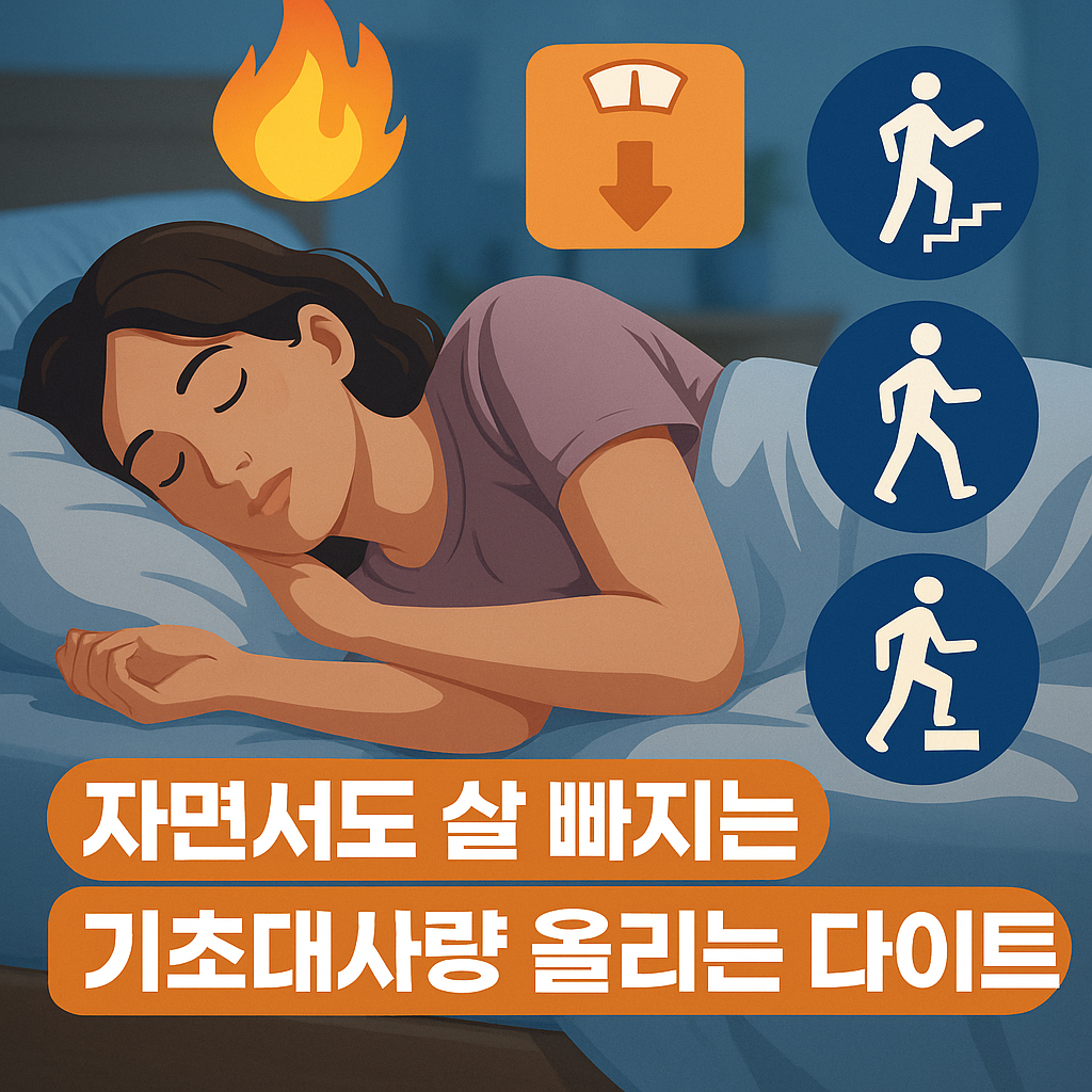 자면서도 살 뺀는 다이어트. 기초대사량 다이어트