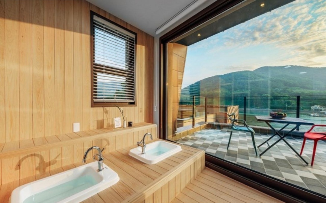 통영 바라봄 펜션 202호 족욕