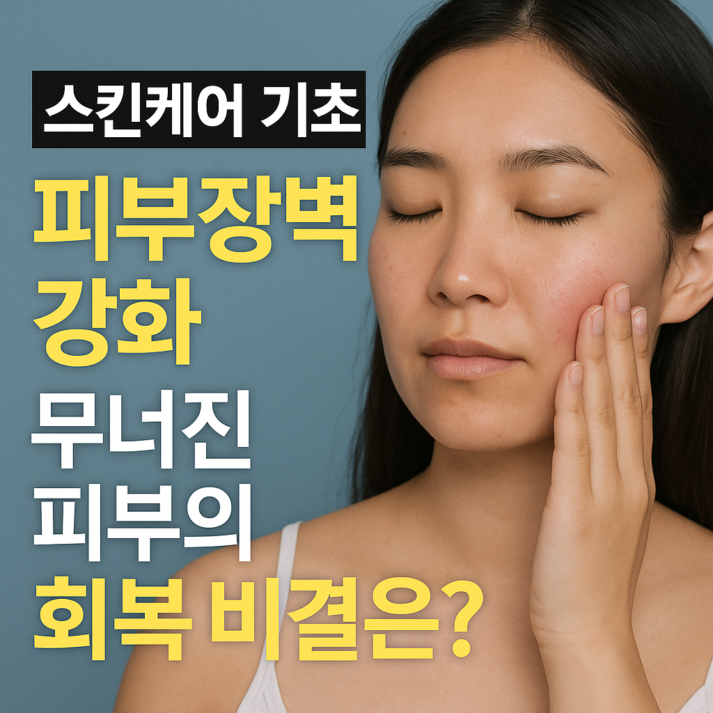 스킨케어 기초: 피부장벽 강화