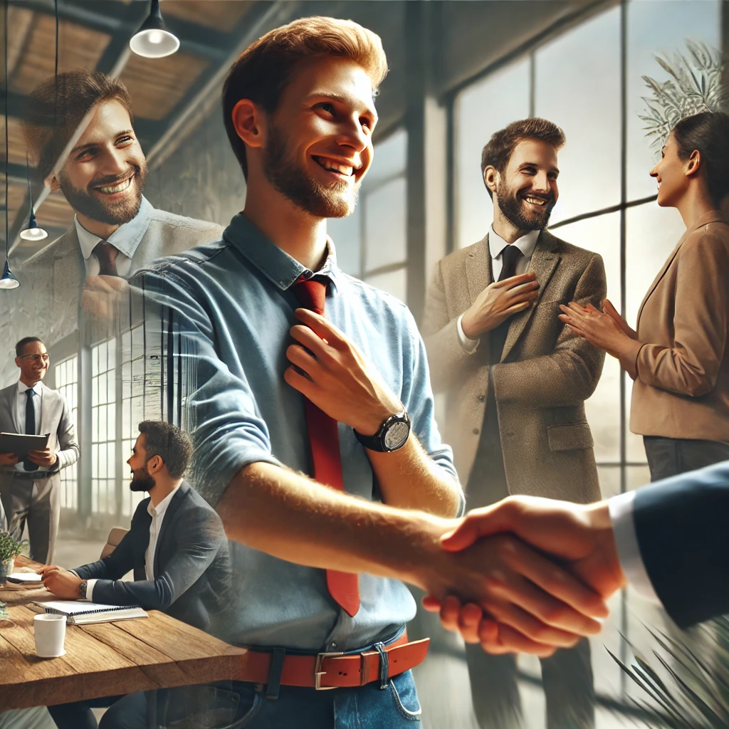 Here is the image that portrays your intention to interact with others at work with kindness, joy, and warmth in every situation. It illustrates your efforts to approach each meeting or interaction with a heart reflecting God's vision and grace.