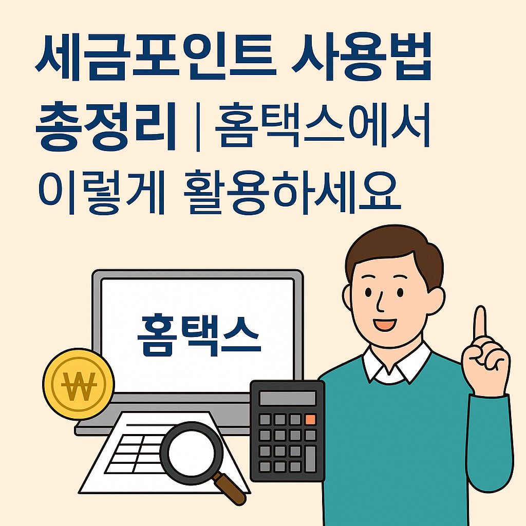 세금포인트 사용방법