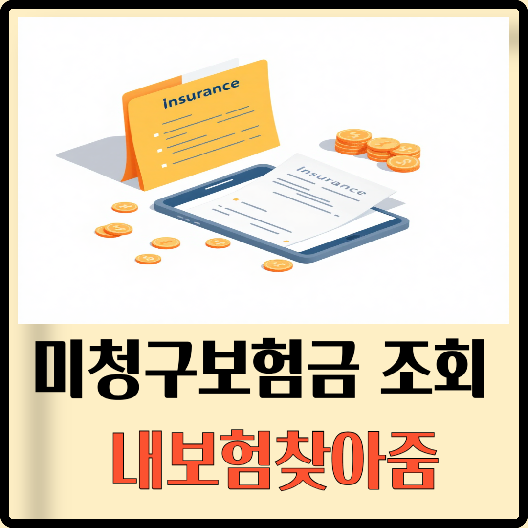 미청구보험금 조회 내보험찾아줌 이미지