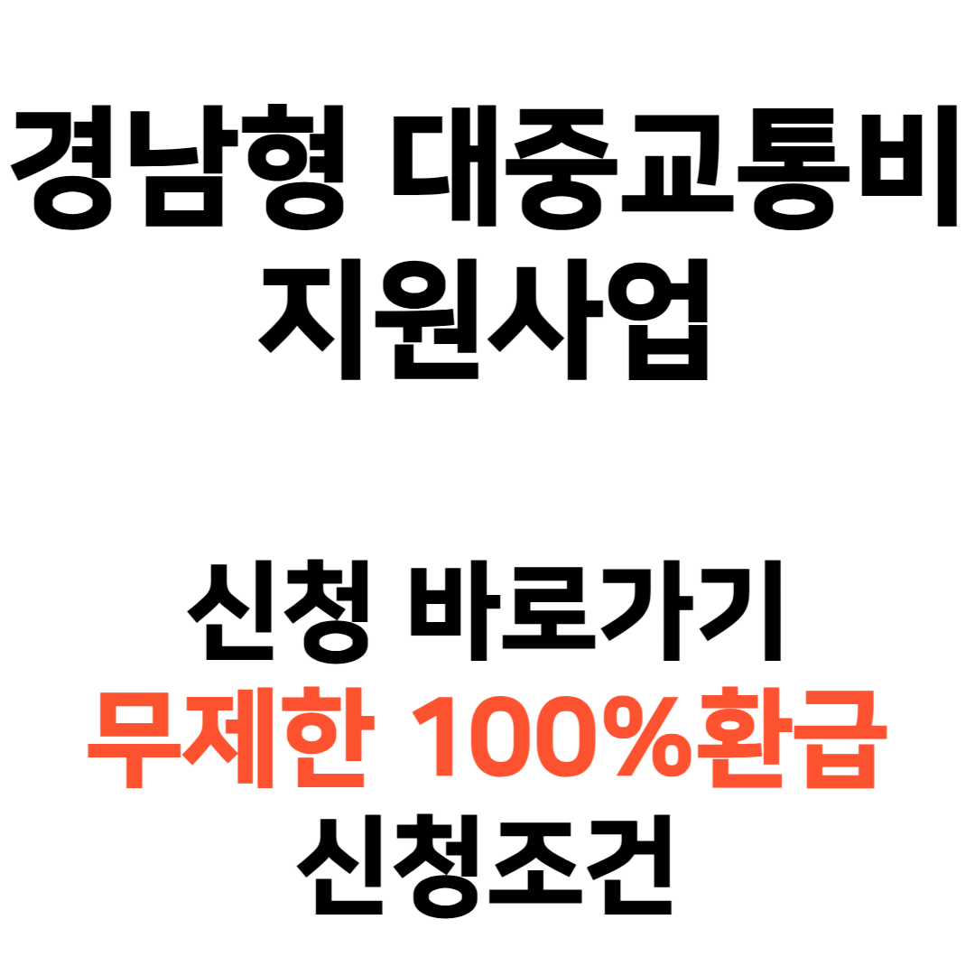 경남형 대중교통비