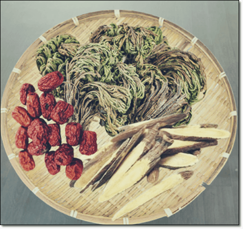 부처손 대추 감초 