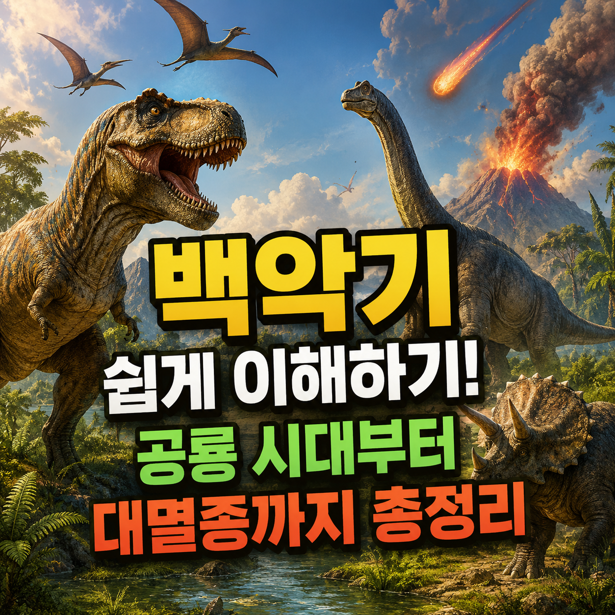 백악기 쉽게 이해하기
