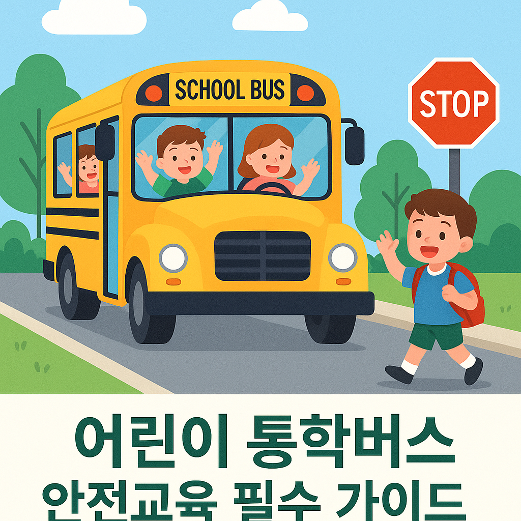2025년 어린이 통학버스 안전교육 필수 가이드