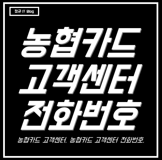 농협카드 고객센터