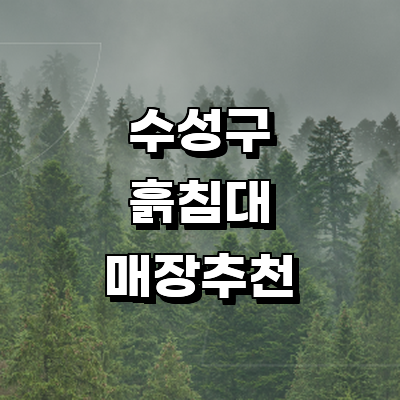 대구 수성구 흙침대