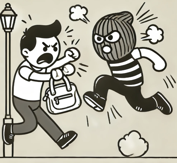 강도와 싸우는 꿈해몽