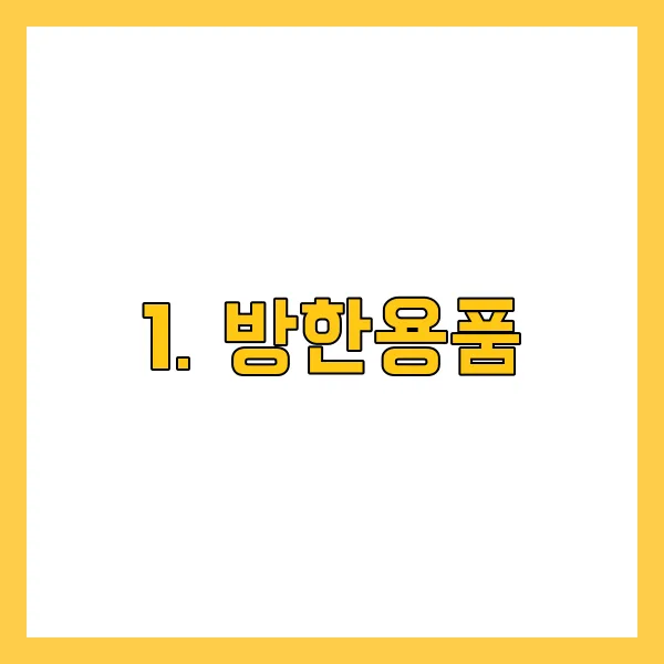 겨울철 필수 자동차 용품! 이거 없으면 후회합니다.