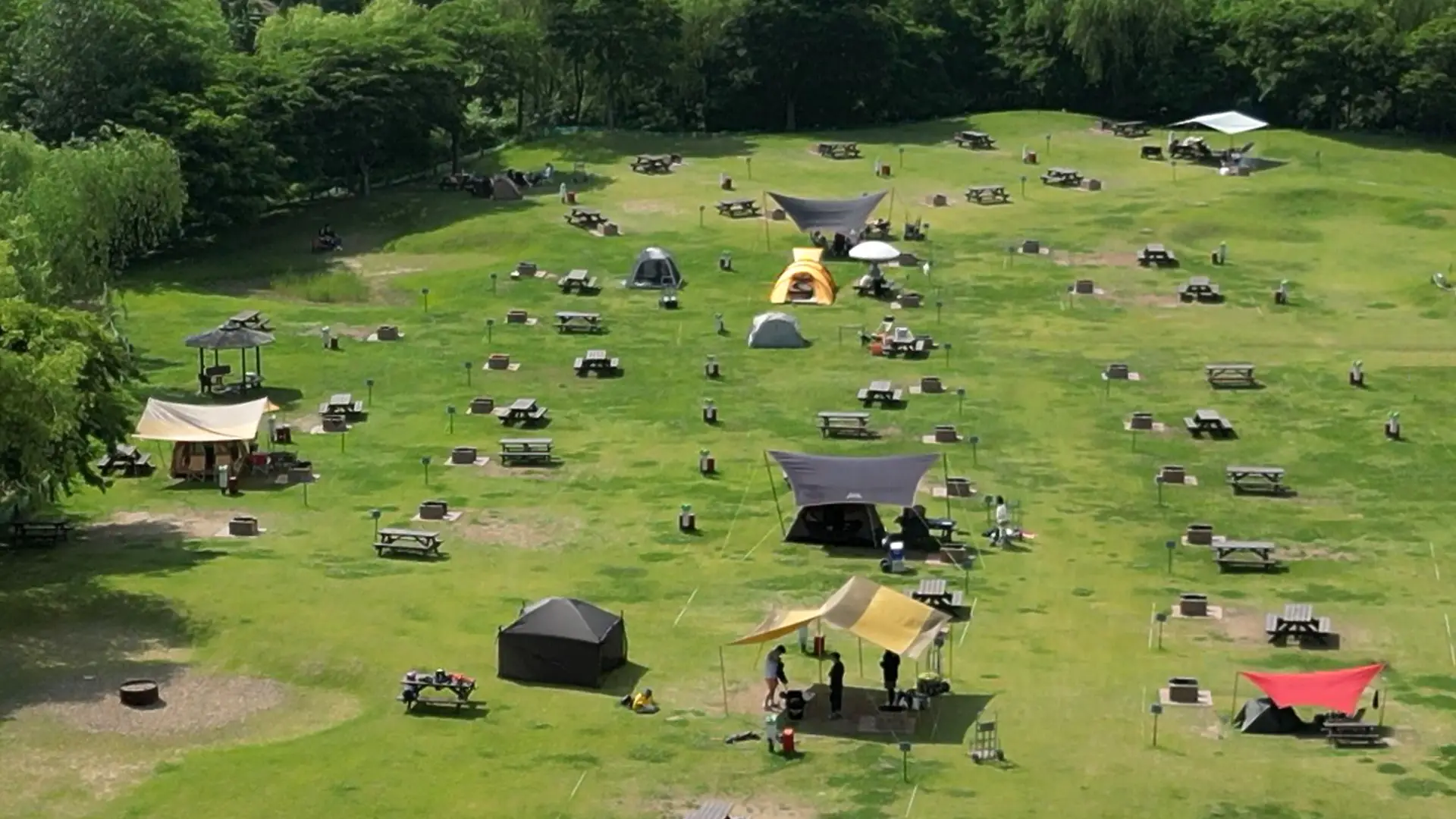 노을공원 가족캠핑장