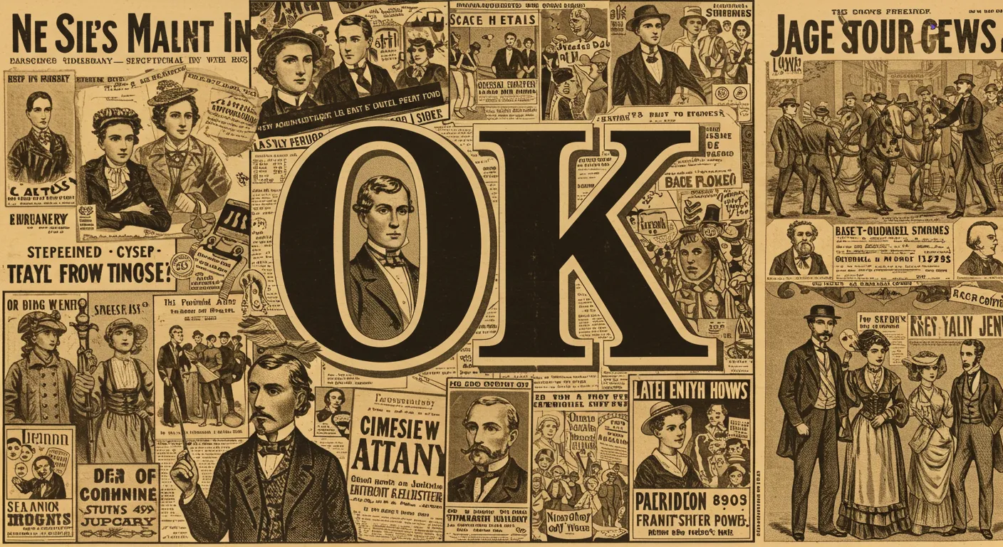 ok를 표시한 신문