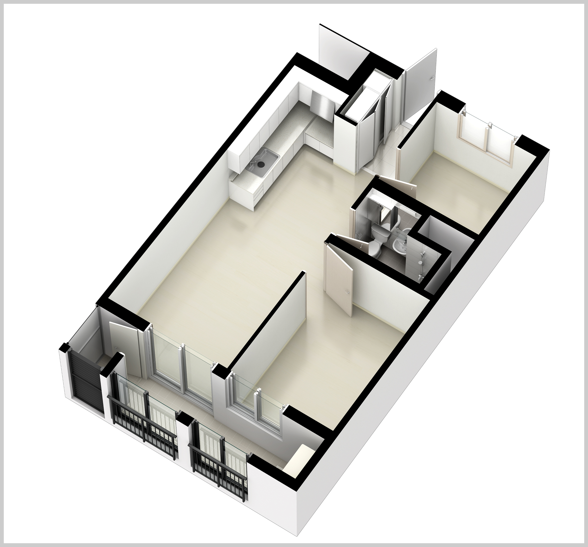 수서 행복주택 44A형 신혼부부&middot;한부모가족 