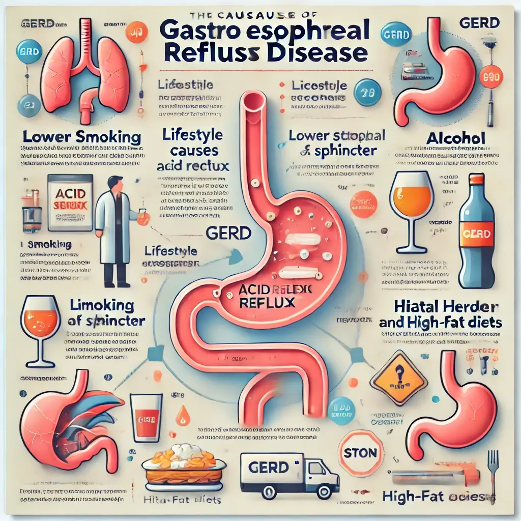 역류성 식도염의 주요 원인