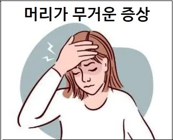 머리가 무거운 증상 기본 이해
