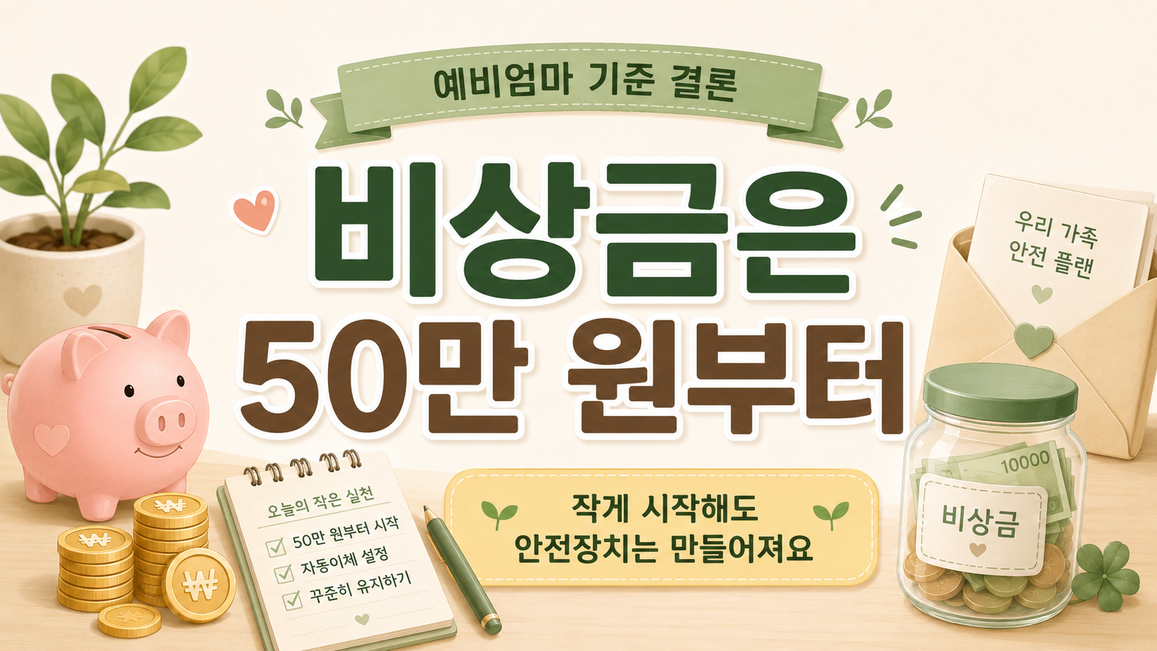 예비엄마 기준 비상금은 50만 원부터 시작해도 된다는 결론 이미지