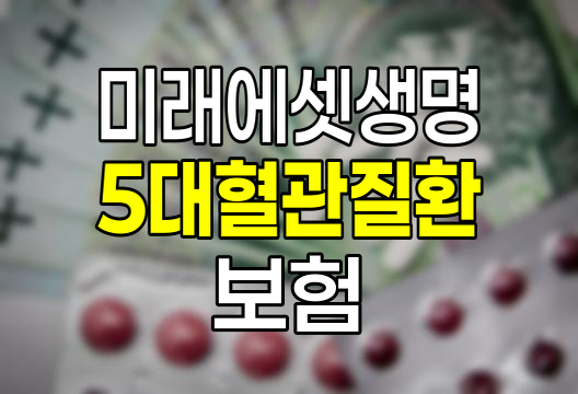 미래에셋생명 5대 혈관질환 보험 상세 분석 관련 정보