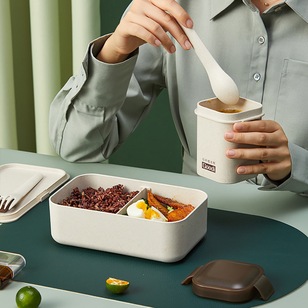 도시락 먹는 직장인 사진