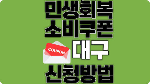 대구 민생회복지원금