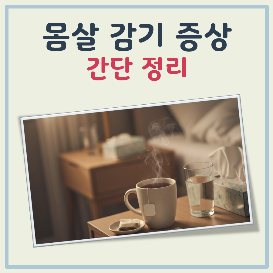 몸살 감기 증상 대표 이미지