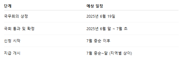 2025 전국민 재난지원금 25만원 받는 방법! (민생회복지원금)