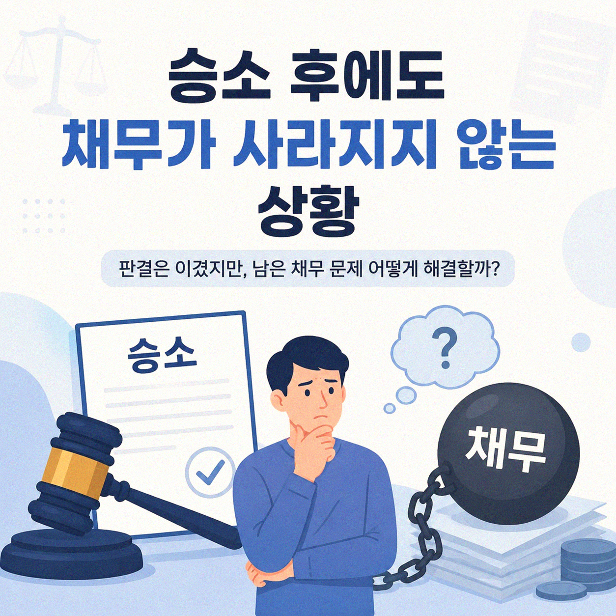 민사 승소 후 채무, 개인회생 면책이 기각되는 이유들