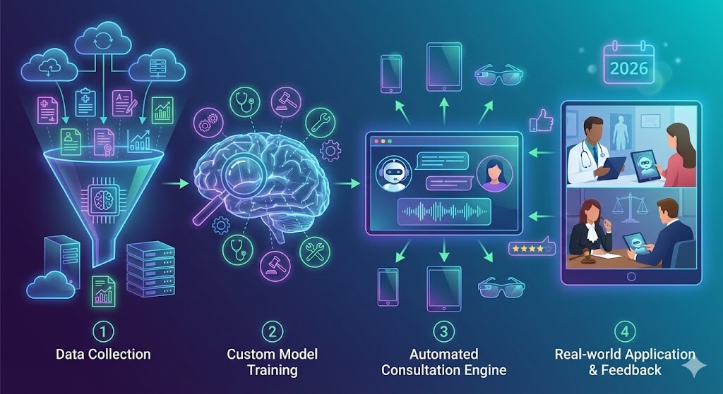 특정 산업 맞춤형 AI 상담 도구의 특징과 시나리오 설계, 개발 단계의 핵심 절차
