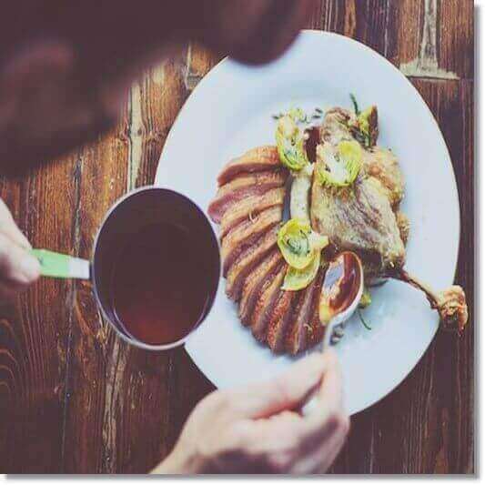 파파인 섭취량, 오리 고기에 파파인 추가하는 여성