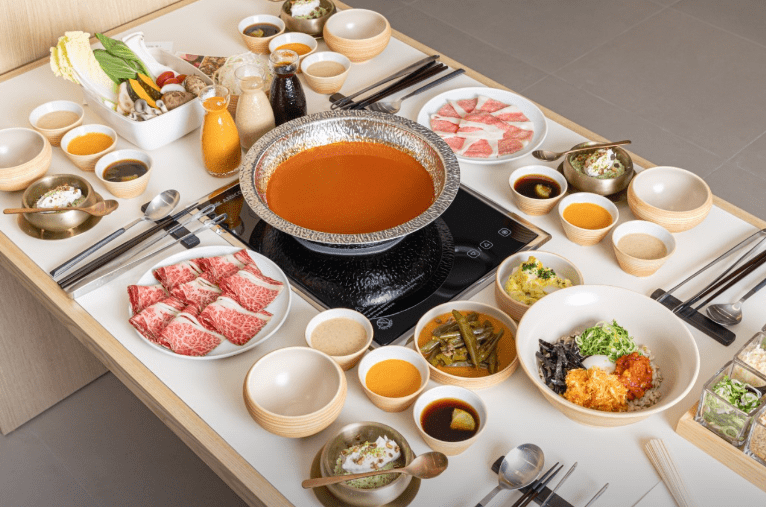 광안리 맛집 &quot;오복샤브&quot; 음식