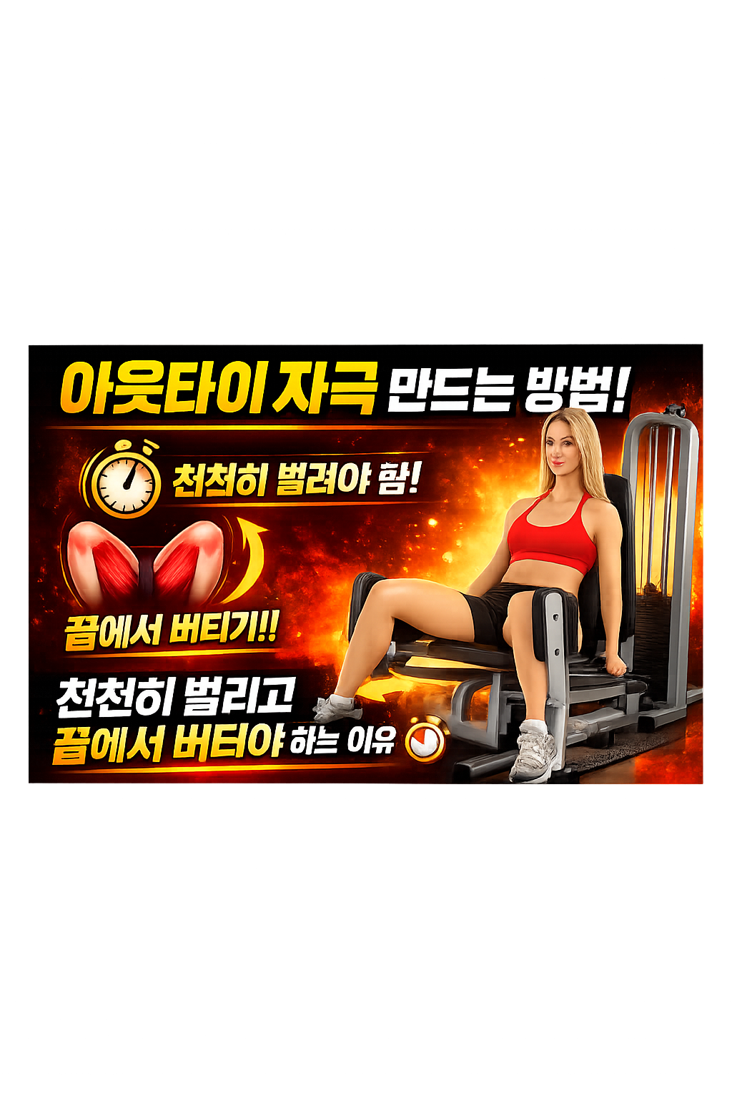 아웃타이 자극 만드는 방법