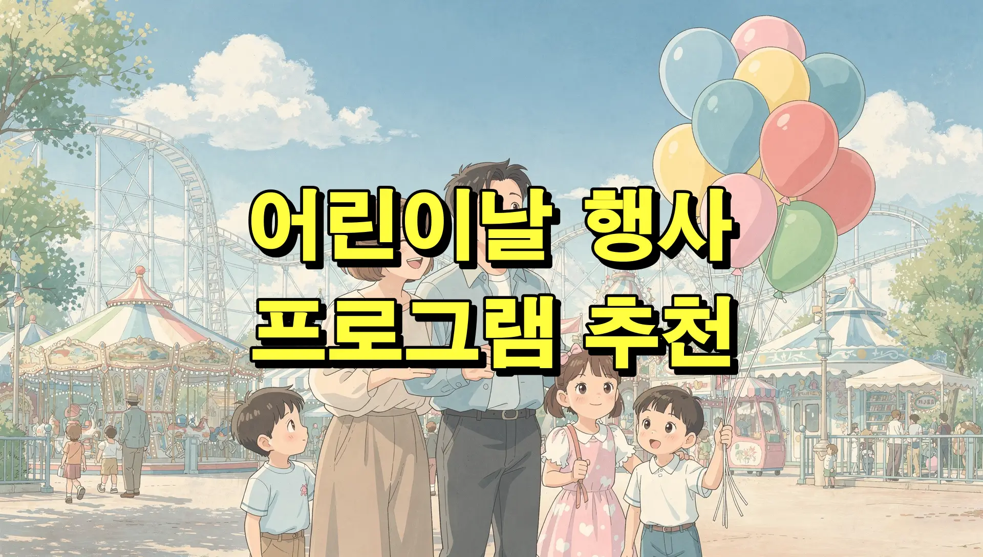 어린이날 행사 프로그램