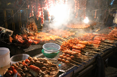 야시장 치앙마이