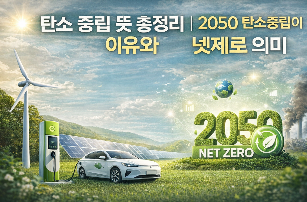 2050 탄소중립 왜 필요할까? 넷제로 완벽 정리