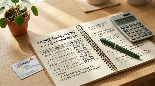 하지정맥류 수술비용, 치료법별 가격·보험 적용 한눈에 핵심 정리