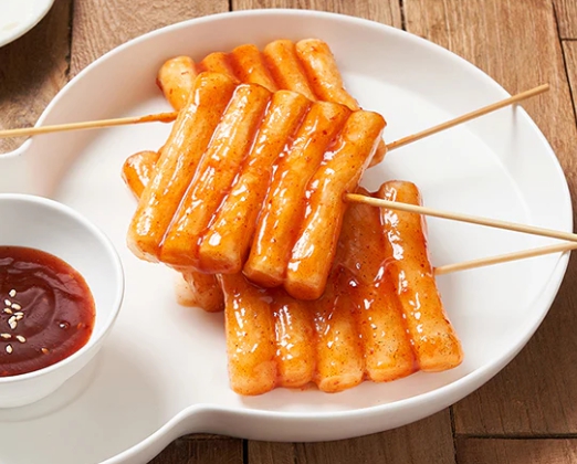 한국의 떡 종류 가래떡-떡꼬치
