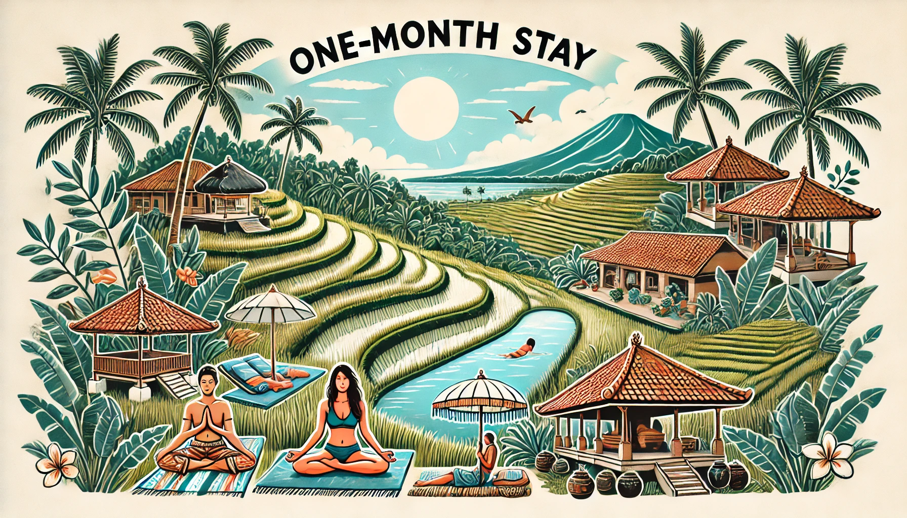 발리에서 힐링 한달살기 소개합니다.