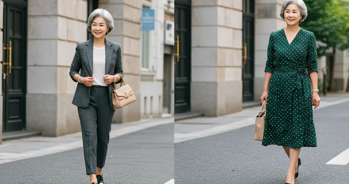 60대 여성 편안한 의류 코디법