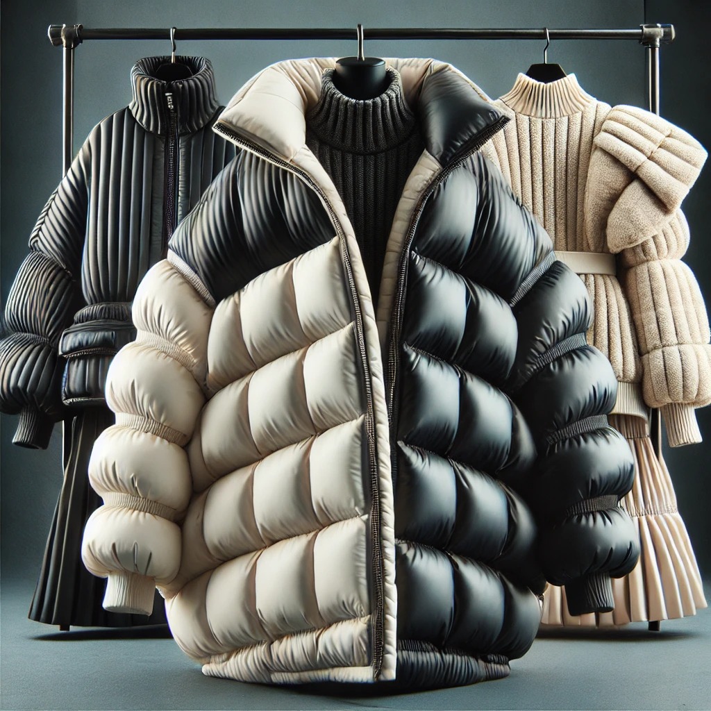 퍼프 재킷과 볼륨감 있는 아우터