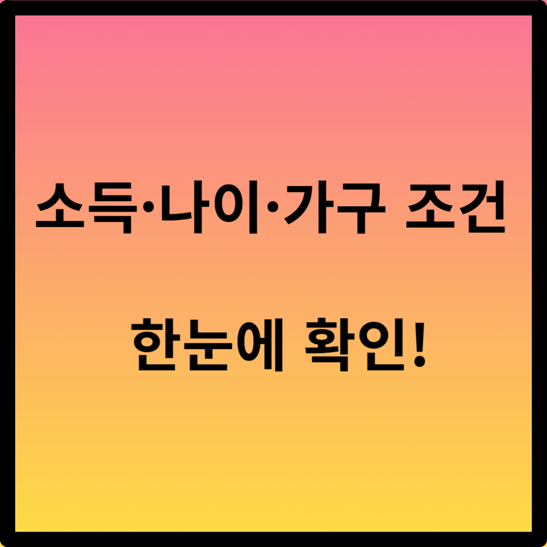 청년도약계좌 신청조건