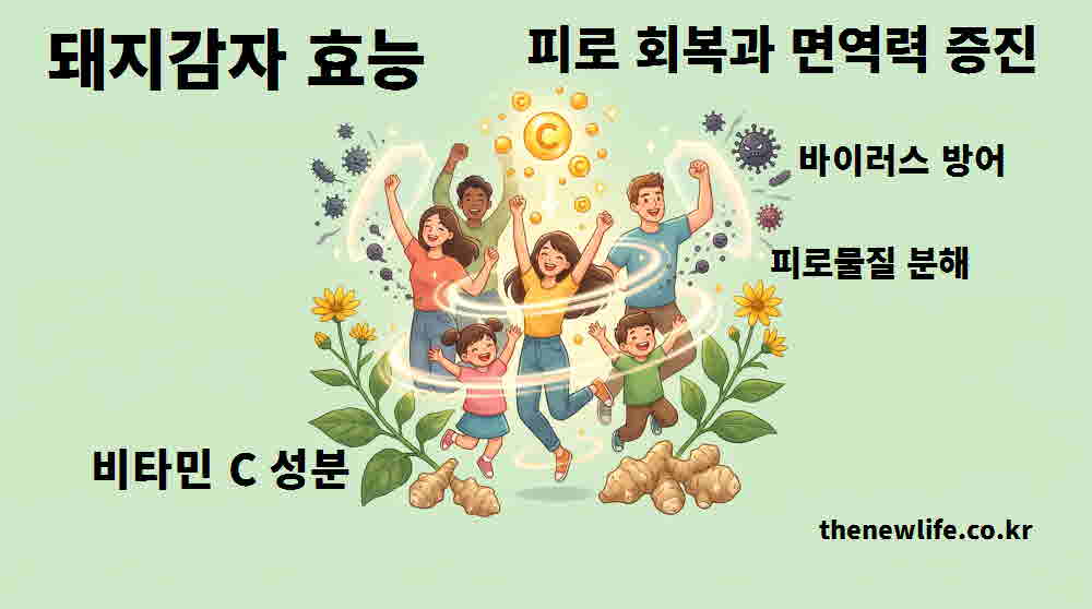 돼지감자 효능 피로 해소 면역력 증진